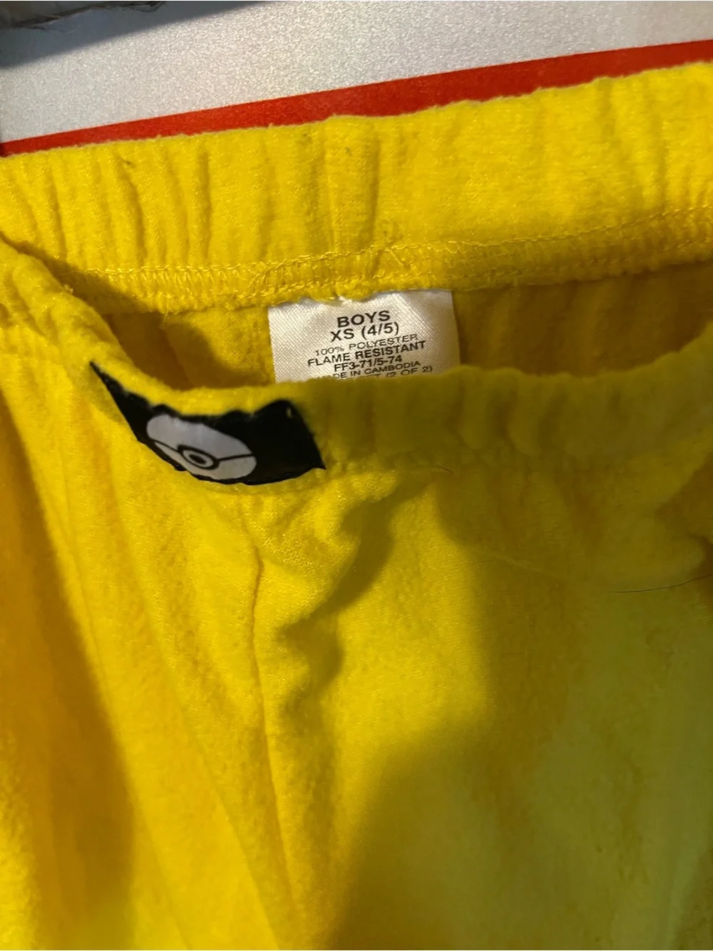 Pokemon Pikachu Yellow and Black Kids Pajama Set